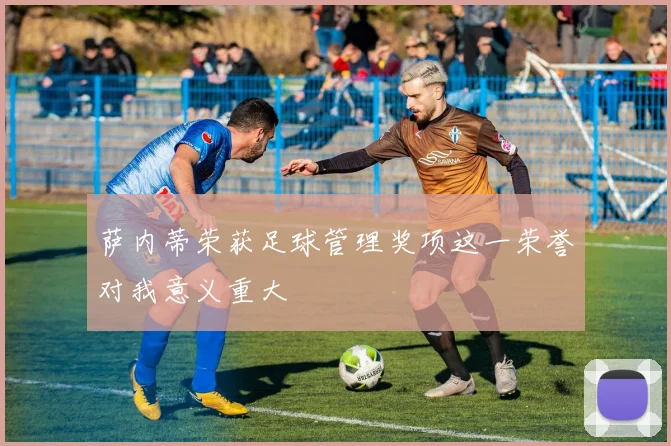萨内蒂荣获足球管理奖项这一荣誉对我意义重大